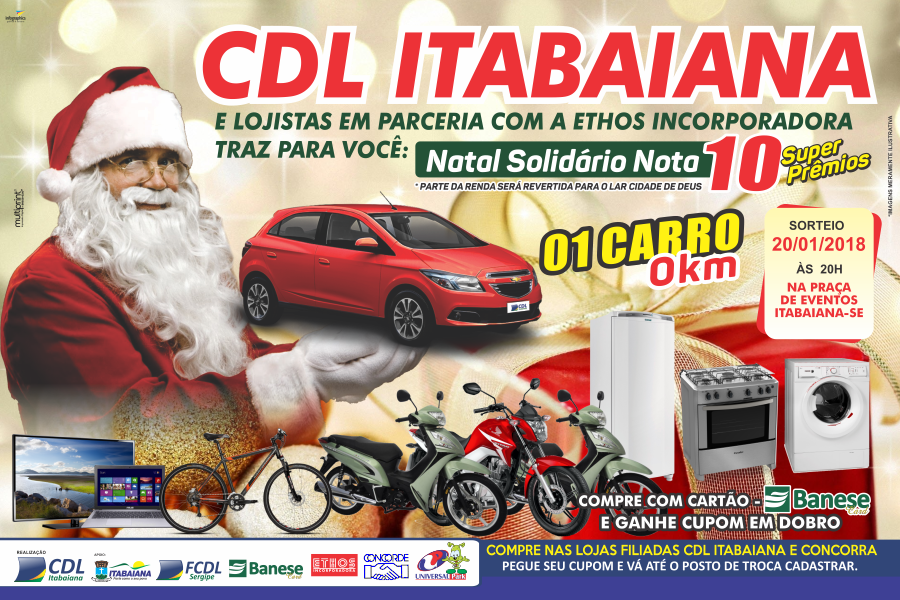 Campanha Natalina Sobral Móveis e CDL Itbaiana 2017